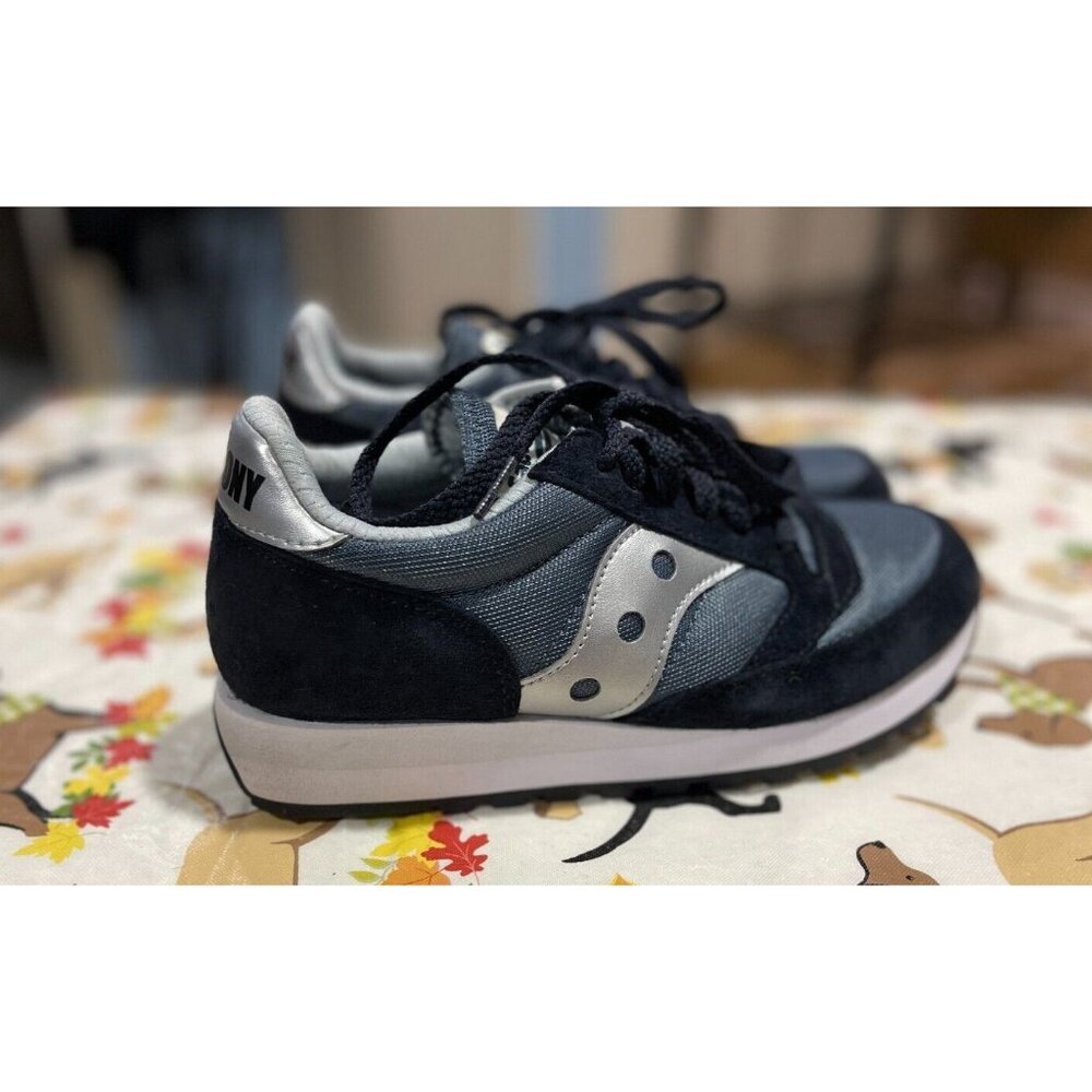 Saucony Jazz 81 Men's or Women's Navy Silver - Size 5
